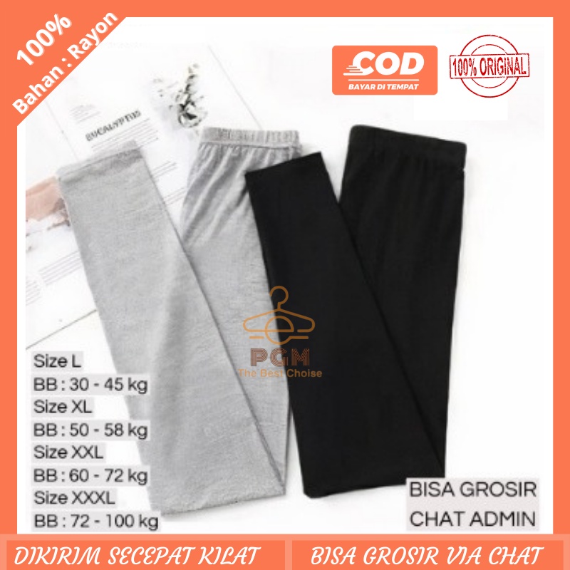 Legging Panjang Spandek Premium High Standar &amp; Jumbo Bb 45-90Kg