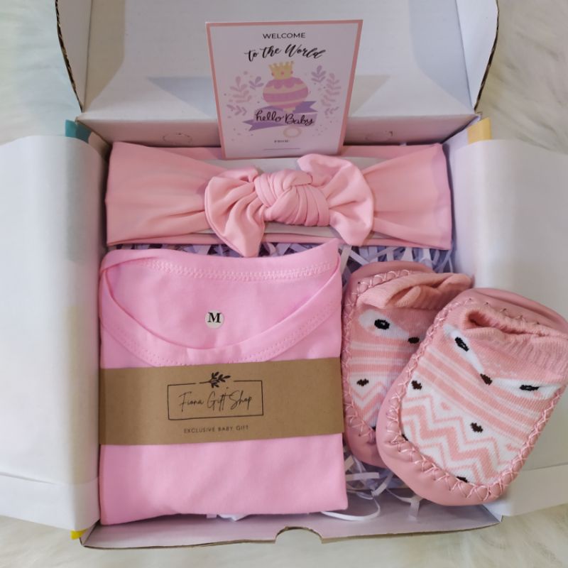 Hampers newborn| Parcel kelahiran|Kado bayi baby girl jumper (PW)