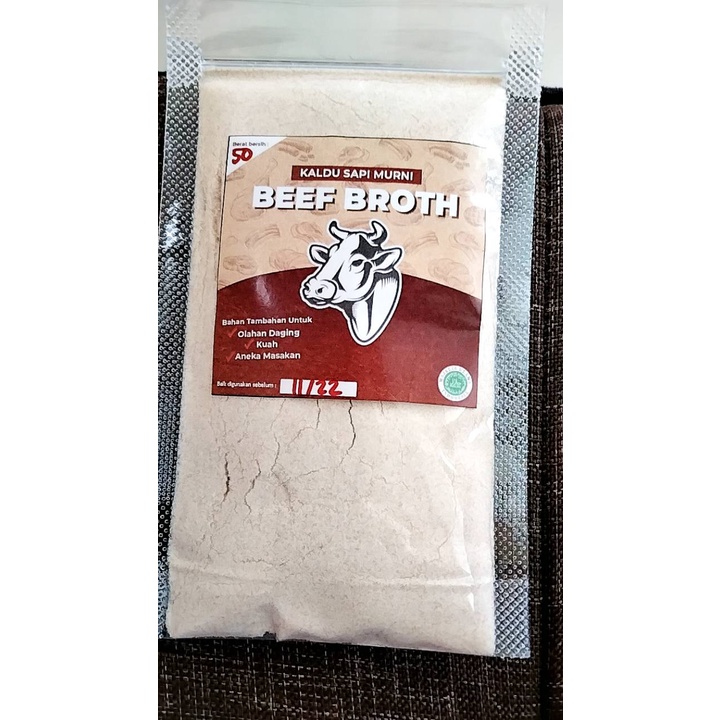 

Ekstrak Daging Sapi/Penguat Rasa Makanan Asli Daging Sapi Murni/Isis 50 Gram/Beef Broth/Perasa Murni