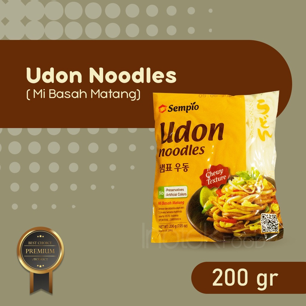 

SEMPIO FRESH UDON 200GR - UDON NOODLES - MIE BASAH MATANG - MIE KOREA HALAL