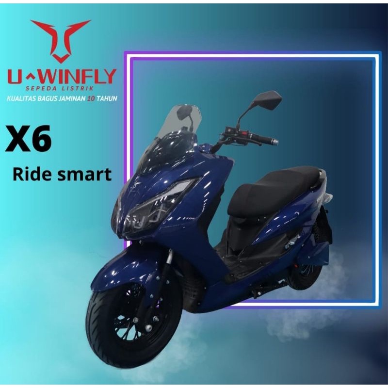 Motor Listrik Uwinfly X6 Terbaru 2000watt Ready Stock Bukan United Smoot Volta Goda Selis Original