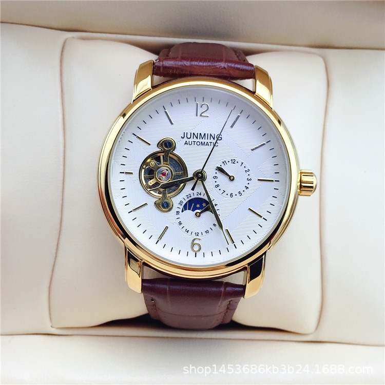 Baru tourbillon bisnis jam tangan rekreasi mekanik otomatis grosir lintas batas