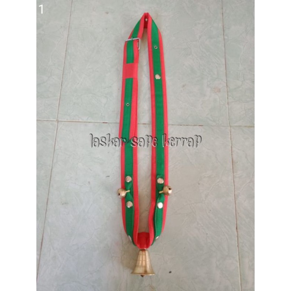 KALUNG SAPI LEMBU DAN KERBAU+3 LONCENG. SIZE. S. M. L. XL