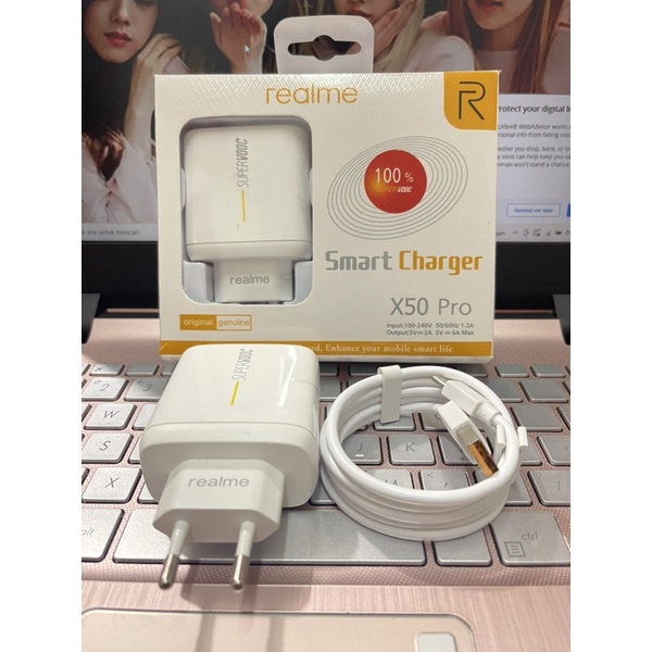 Charger Realme X50 Original 100% SuperVooc 65Watt/30 Watt Micro &amp; Type-C PROMO SEN