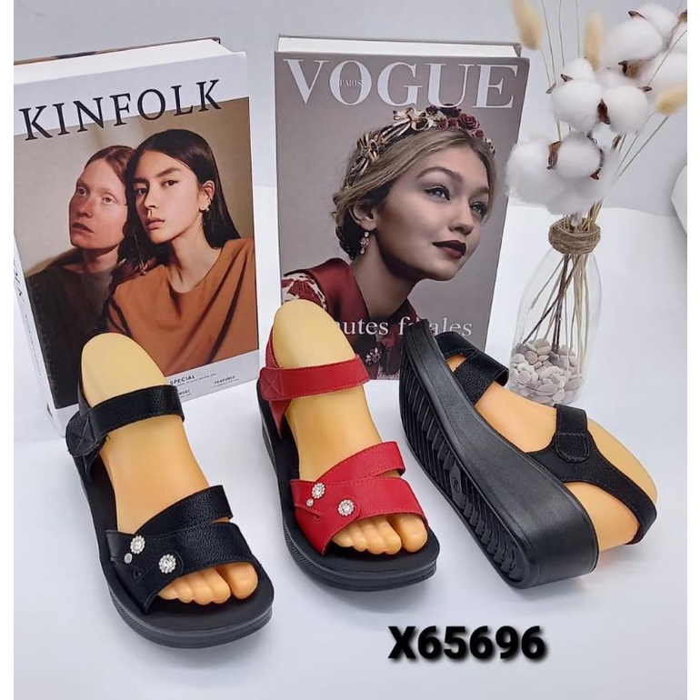xiuxian wedges tali promo, sendal jalan-jalan