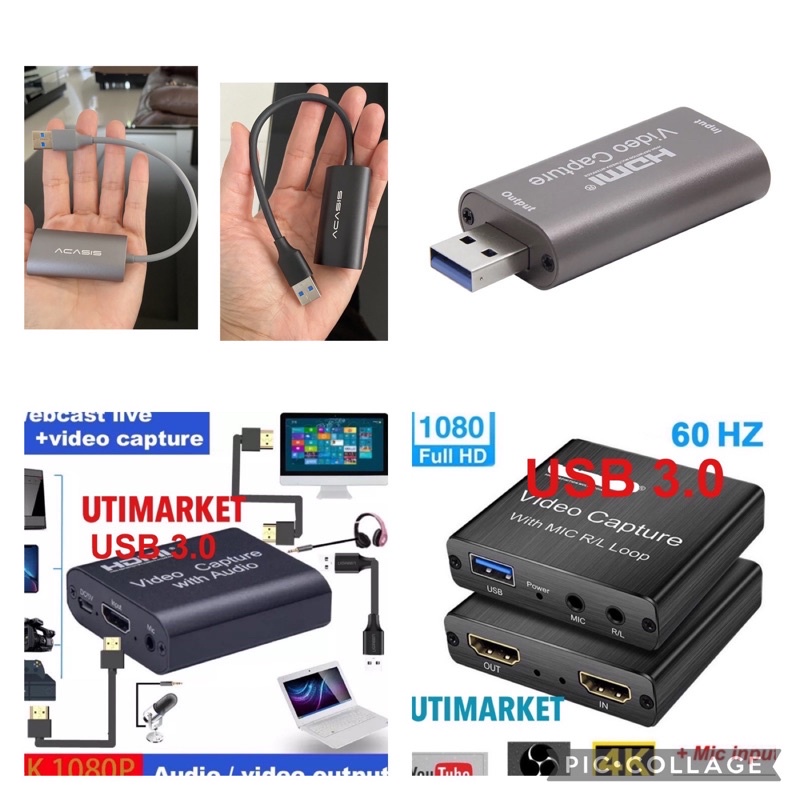 video capture usb 3.0 60 fps usb pengambilan gambar live streaming