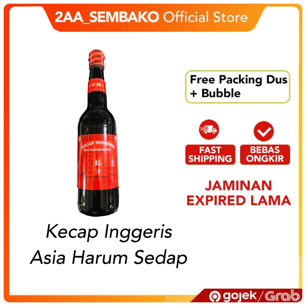 

Kecap Inggris ASLI Asia Harum Sedap kecap inggeris botol 620 ML