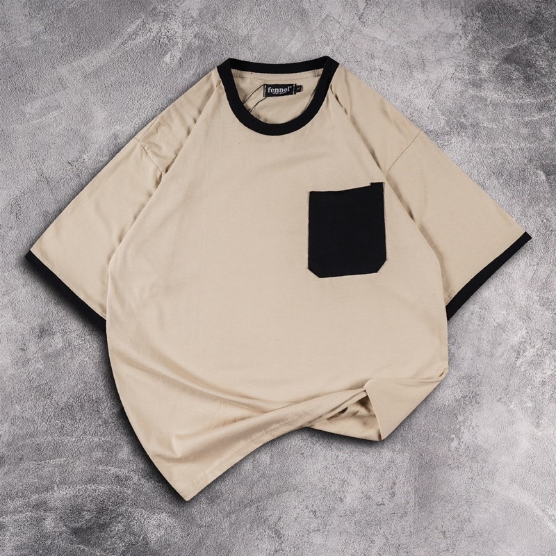 [N00973] T-shirt Oversized Distro List Motif