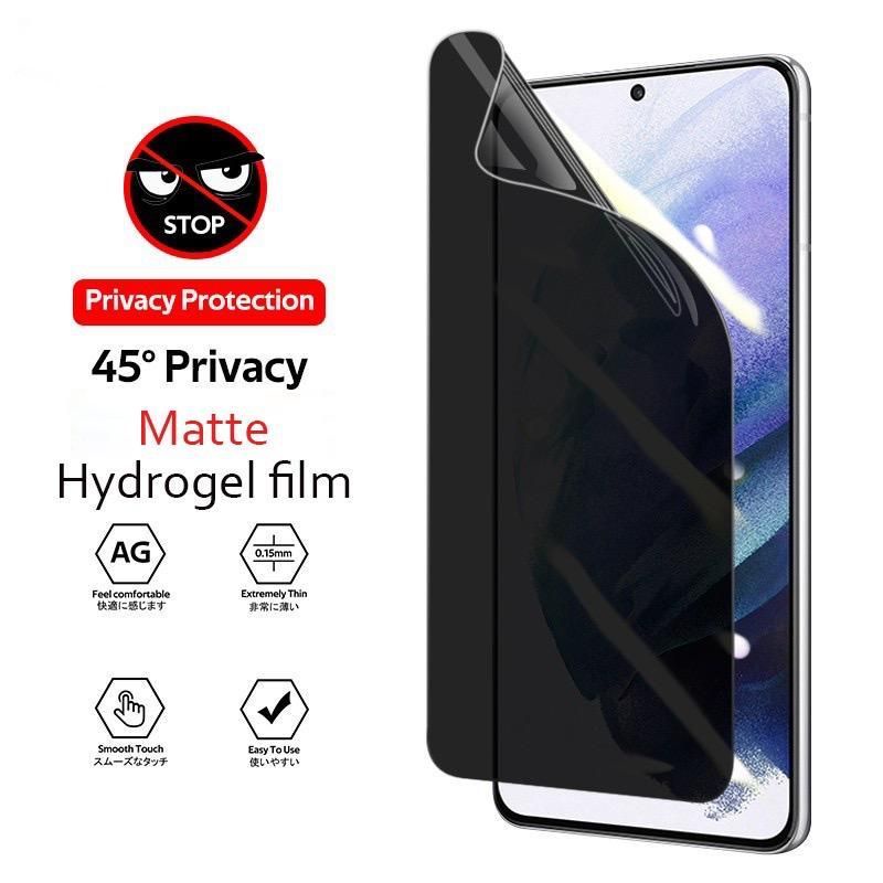 Hydrogel Matte Spy Privacy Redmi 10 Redmi 10 5G Redmi 10A Redmi 10 Prime Redmi 10X 4G Redmi 10X 5G Redmi 10X Pro 5G Tempered Glass Hydrogel Anti Spy Full Layar