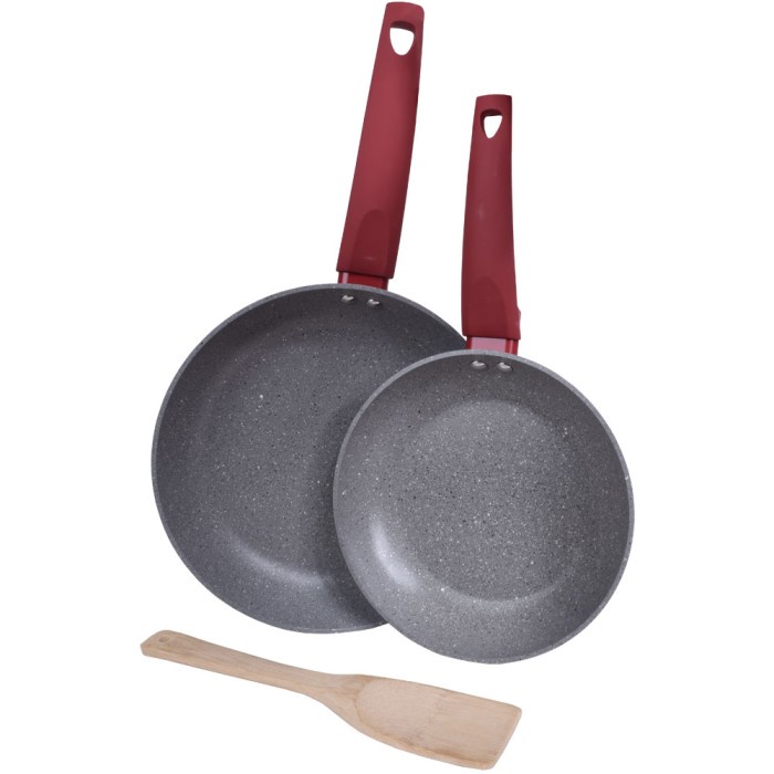 Kangaroo KG673 Allu Fry Pan Set 12&14cm/Kangaroo Penggorengan/Kangaroo Wajan/Original/Wajan Kangaroo