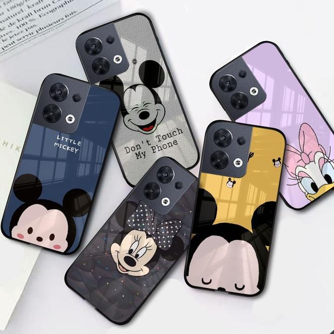 Lariiss--(Q03) Softcase Oppo Reno 8 4G 5G 8 PRO+ - Softcase kaca Oppo Reno 8 4G 5G 8 PRO+ - Case Opp
