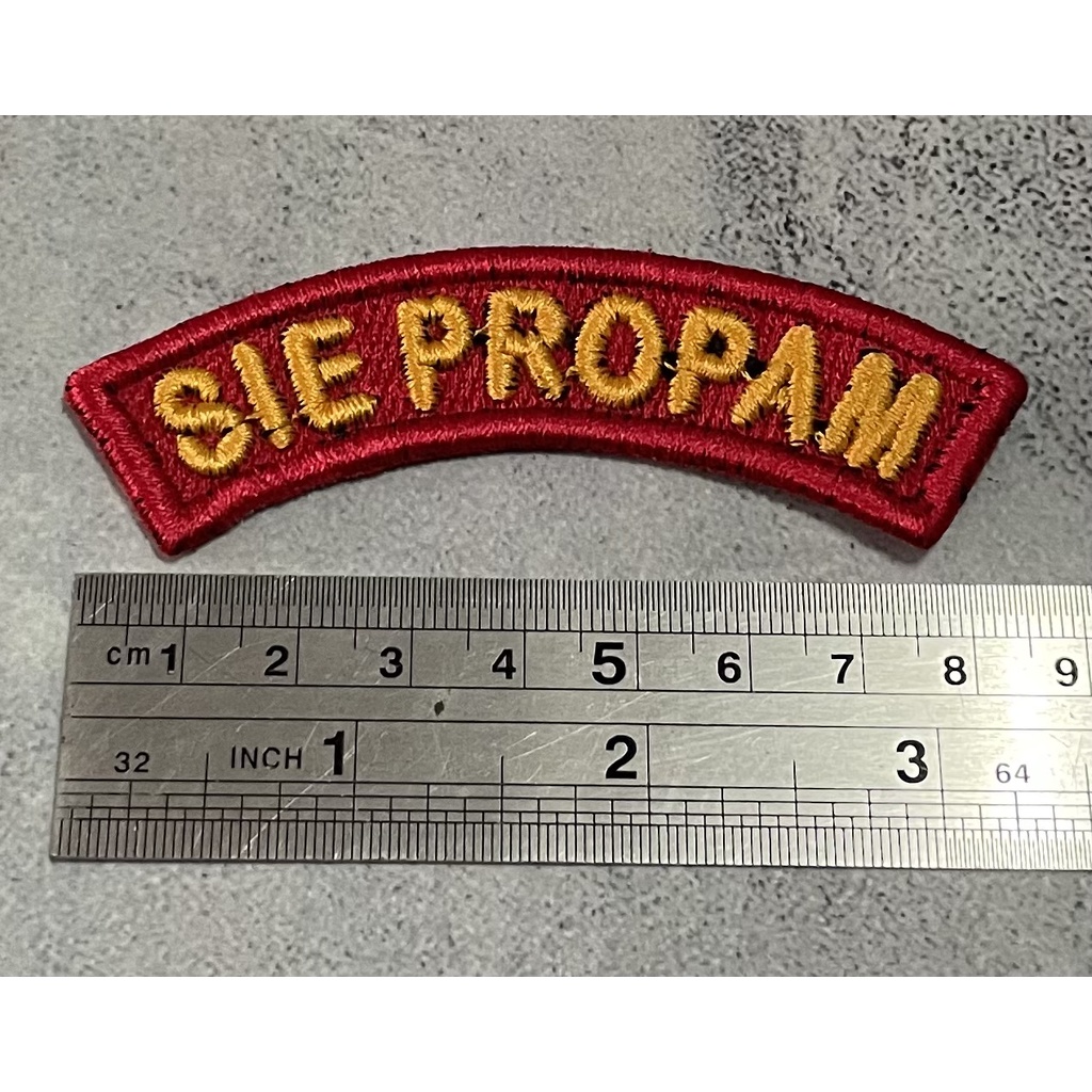 Badge Timbul Sie Propam - Bet Sat Propam - Bordir Seksi Propam