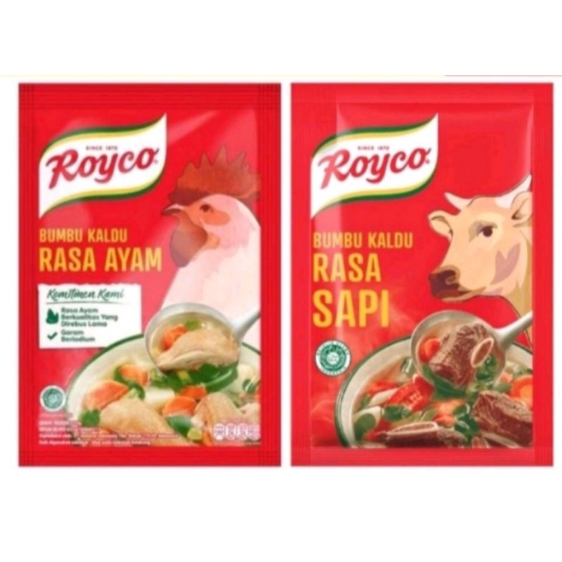 

royko dan Masako kemasan renceng isi 12 pcs