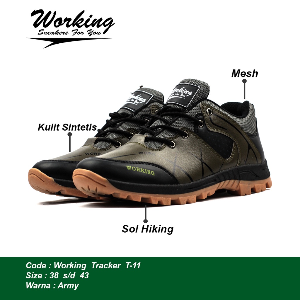 Working Sneakers For You Sepatu Hiking Anti Air T-11