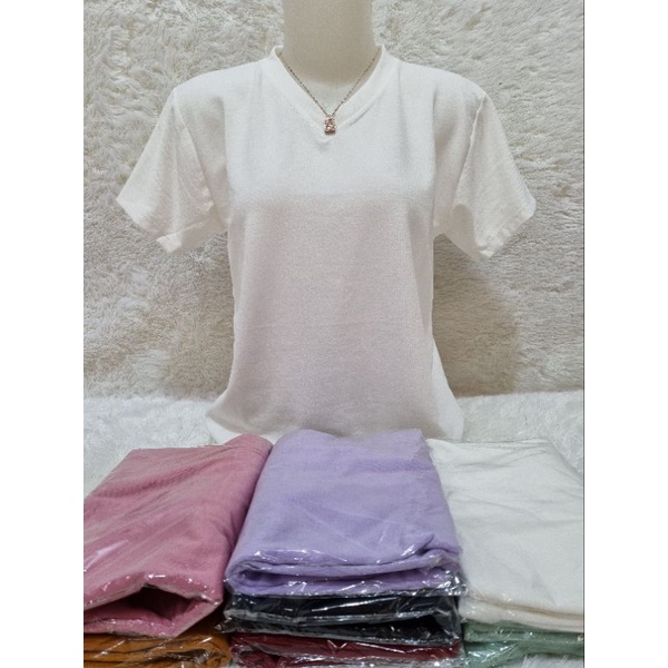 HLH kaos wanita premium / Babyterry import / baju atasan wanita / Polos