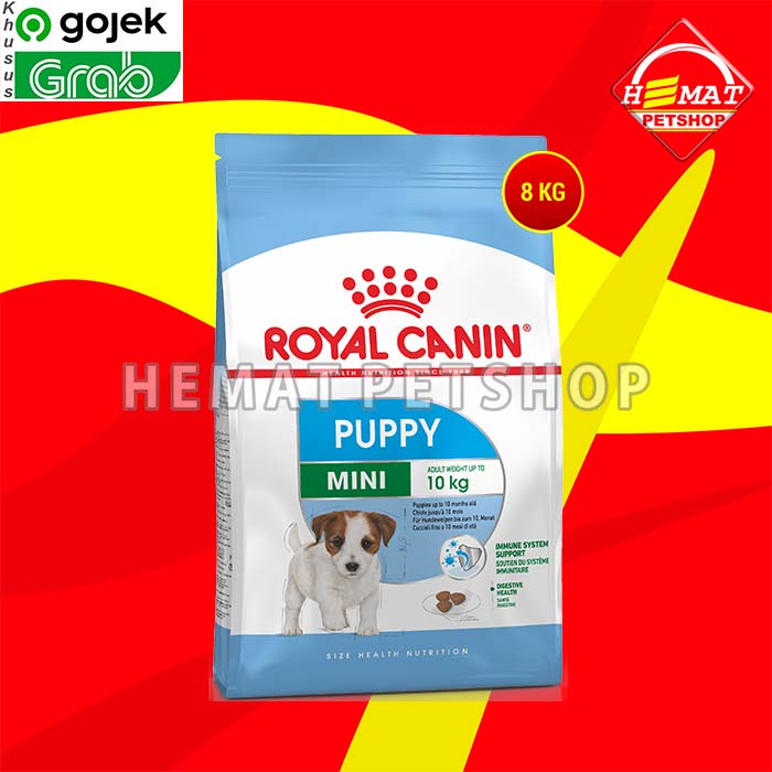 [GOSEND] Makanan Anjing Royal Canin Mini Junior 8 Kg / Mini Puppy 8Kg