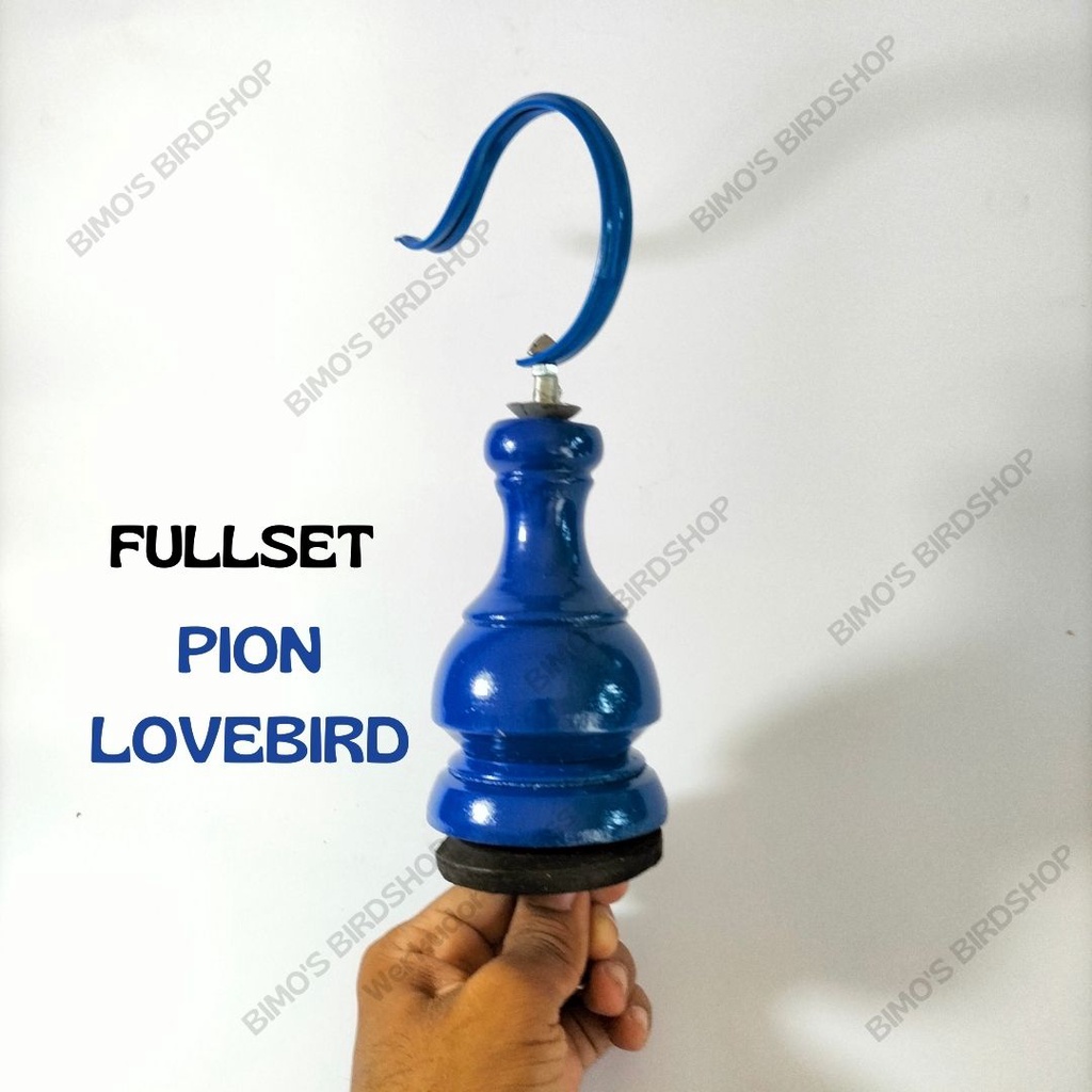 GANTUNGAN SANGKAR BURUNG LOVEBIRD FULLSET PION LOVEBIRD CENGLUNG BIRU CANTOLAN SANGKAR LOVEBIRD