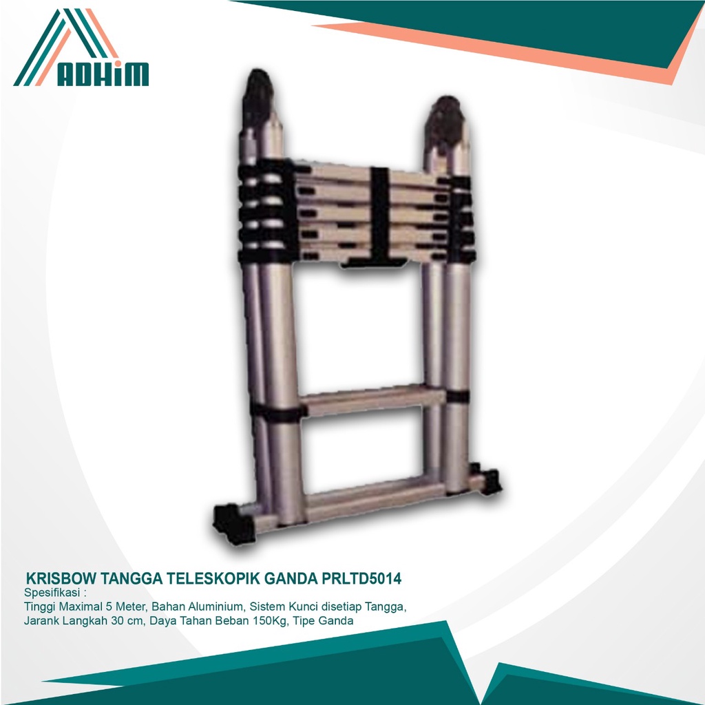 KRISBOW TANGGA TELESKOPIK GANDA PRLTD5014