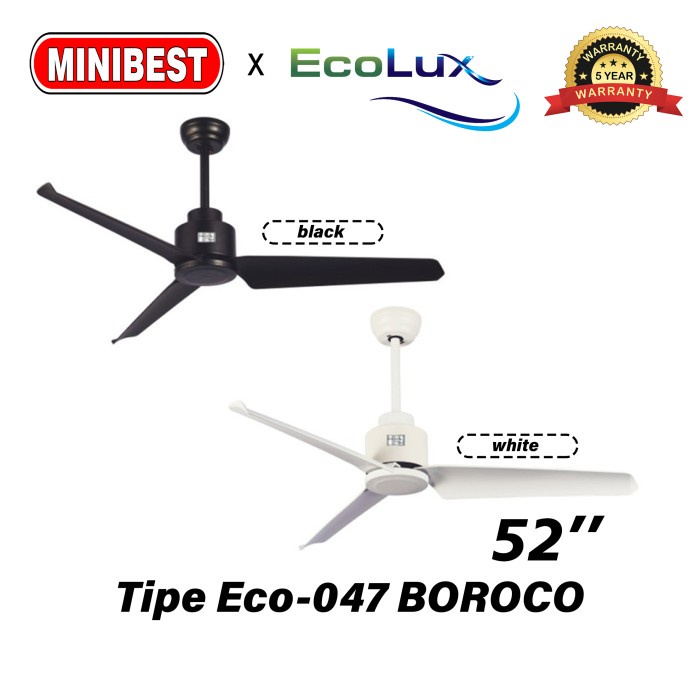 MB Ecolux fan / Kipas Angin Gantung / kipas angin plafon Eco-047 BOROCO