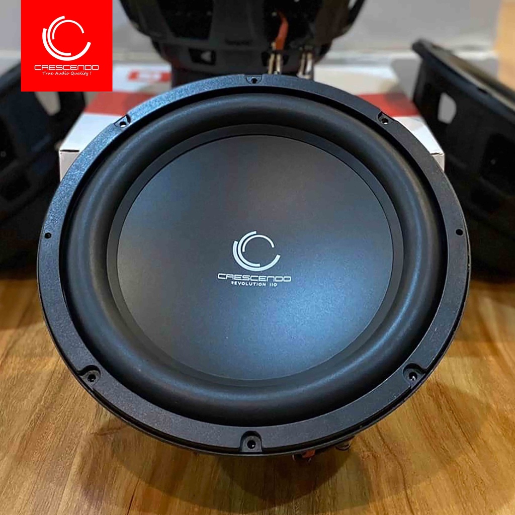 Crescendo Revolution 110 Subwoofer 10 inch Sound Quality