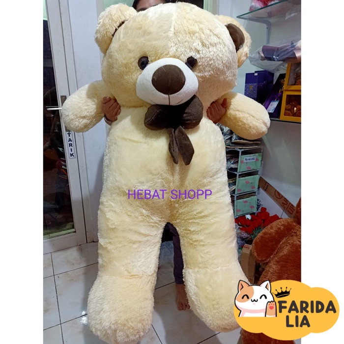 Boneka Teddy Bear Jumbo Ukuran 1 Meter - Putih