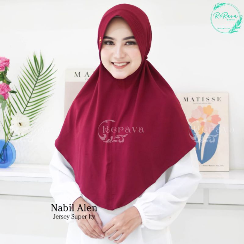 Hijab Instan Surya Jersey Tebel Jersey Super Jerseg Korea Ory Rerava