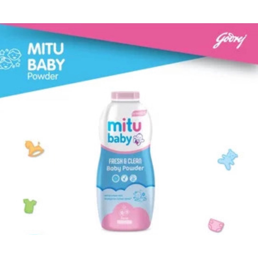 Mitu Baby Powder Pink 100gr + Bubble Wrap / Toko Makmur Online