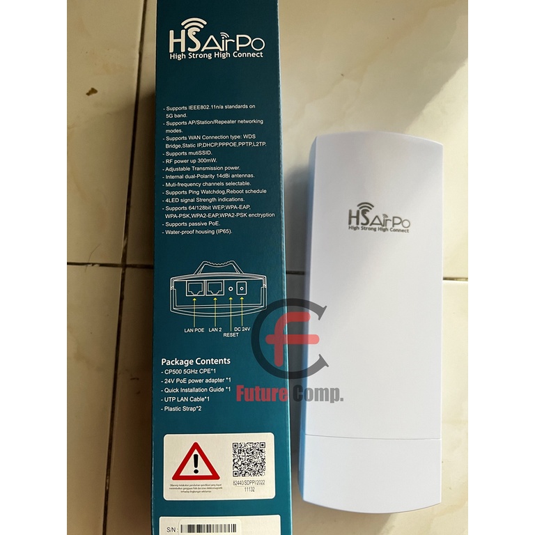 HSAIRPO CP500 5GHZ HIGH POWER WIRELESS OUTDOOR CPE