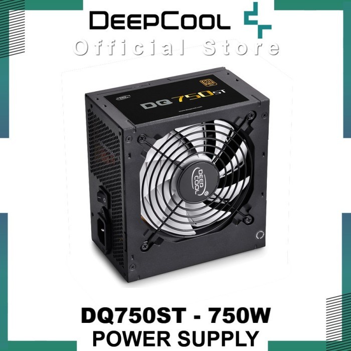 Deepcool Power Supply DQ750ST (Flat Cable) 750W 80 Gold