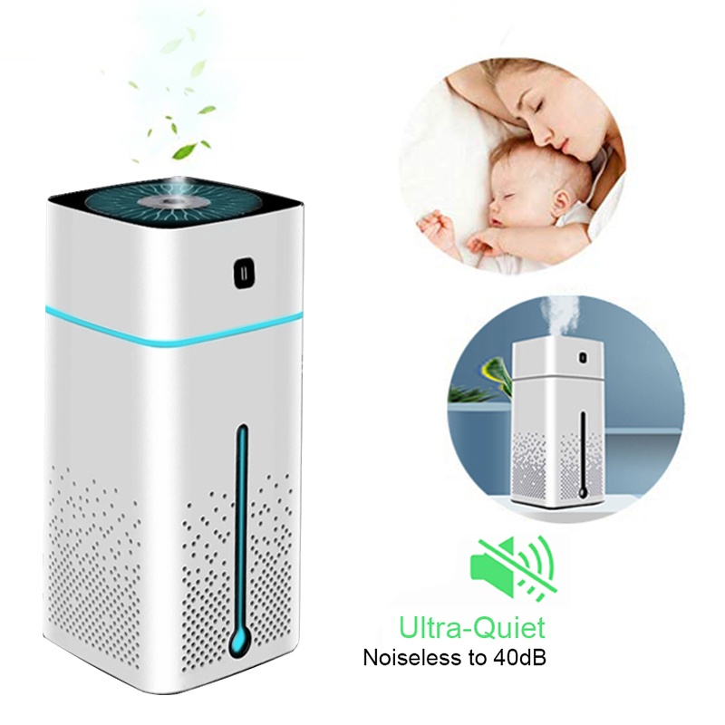 Air Humidifier Anti-Bakar Aroma Diffuser Purifier 1L &amp; 300ml