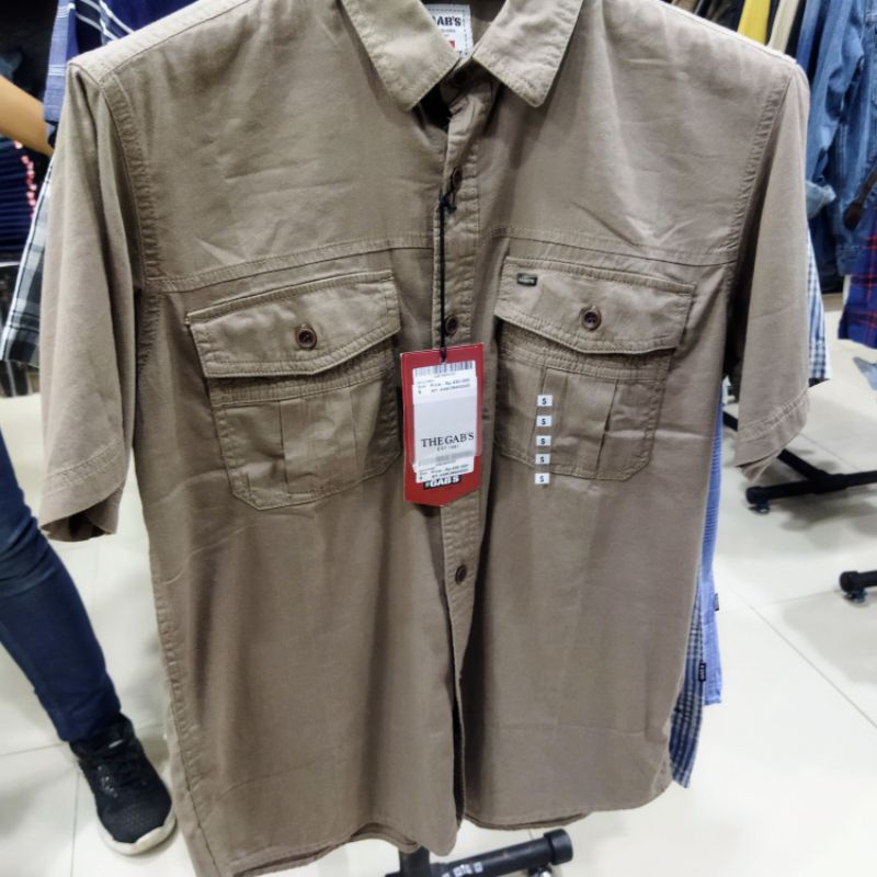 TERBARU GAB'S GABRIELLE KEMEJA PRIA CASUAL ANAK MUDA. TIDAK MENJUAL PRODUK TIRUAN. HANYA ORI