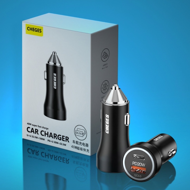 Zzz PD20W Soket Charger USB Tipe C QC3.0 12V 24V Fast Charging Untuk Motor / Truk
