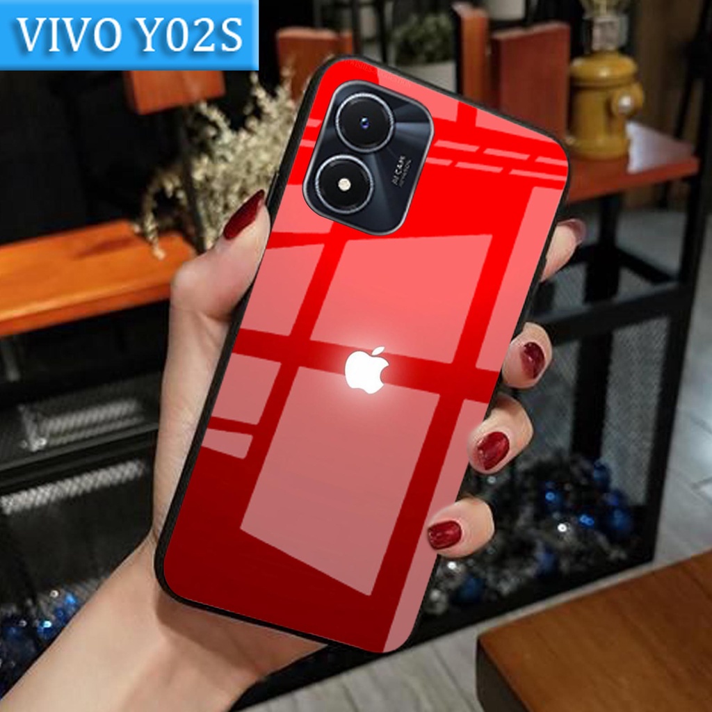 [A01] Case Vivo Y02S  / Softcase Kaca Kilau Vivo Y02S / Casing Handphone Vivo Y02S / Case Vivo Y02S