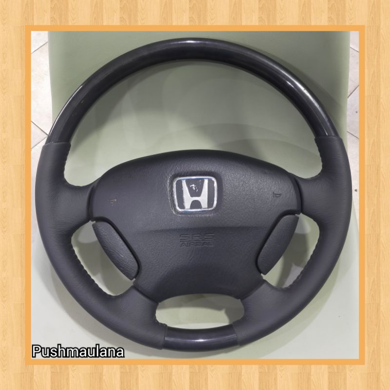 Setir Stir Honda Odyssey Wood Leather