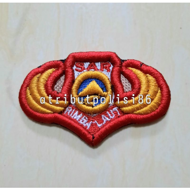 Bet sar timbul - logo pin sar timbul - bordir pin sar timbul
