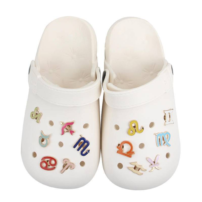 @shinydiy Charms Desain Konstelasi Zodiak Crocs DIY Untuk Dekorasi Aksesoris Sepatu Pria Dan Wanita【asesoris wanita ｜crocs jibbitz】