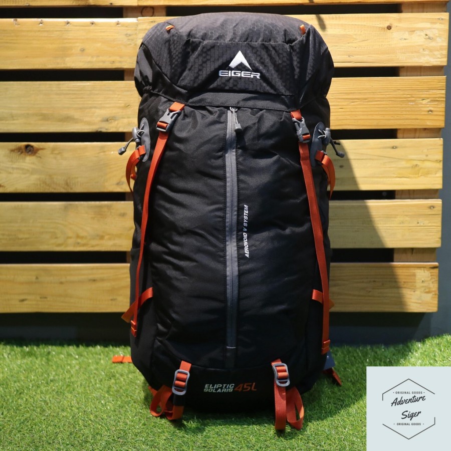 Tas Gunung Eiger1989 Eliptic Solaris 45 Keril Carrier Hiking Outdoor Traveling Original