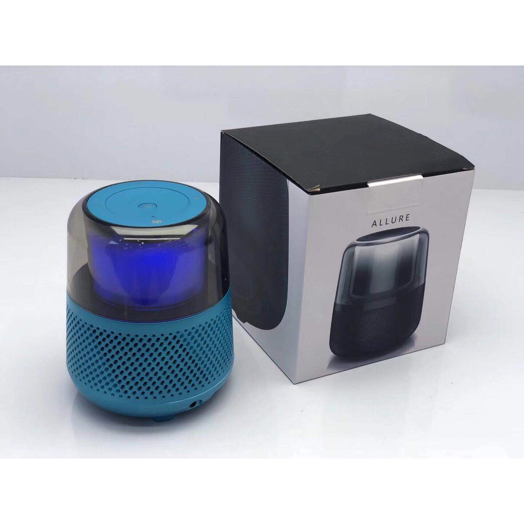 Speaker Allure Super Bass Mini Portable Hi-fi Speaker Bluetooth Allure Wireless Speaker Simple Gift 360 degree Sound Changing Color Smart Voice Audio Bluetooth Speaker