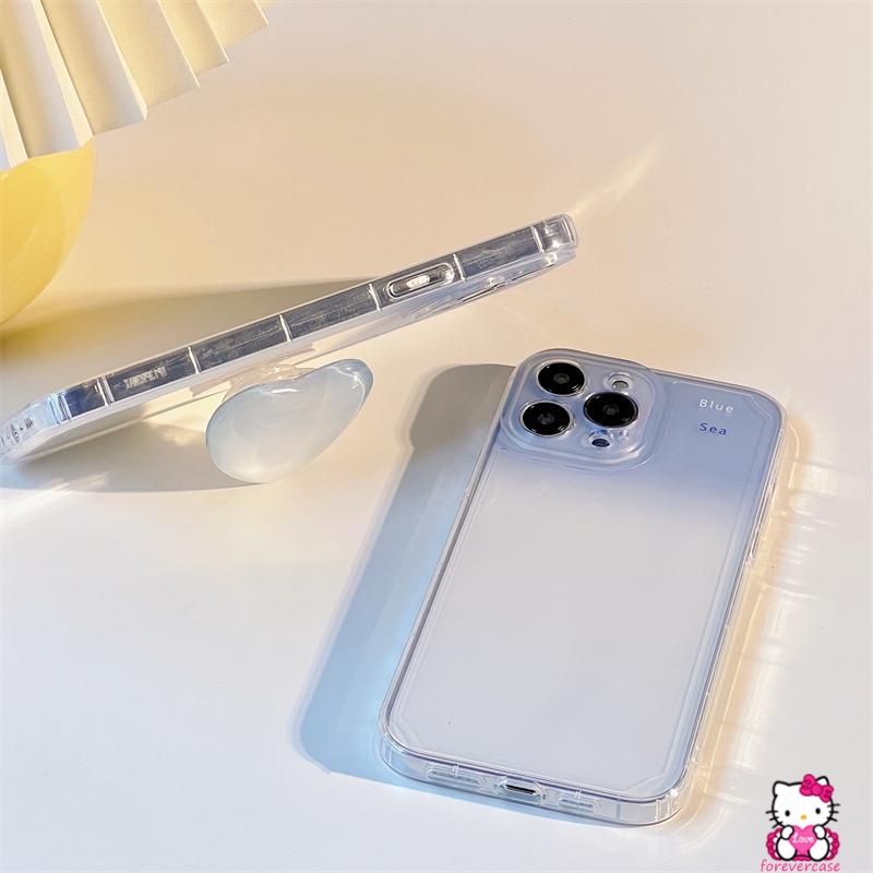 Casing Soft Case Redmi 10 10A 9 9A 9T 10C 9C Note 11 9 8 9s 9pro 10 10s 11s 11pro 10pro Max Motif Hati Warna Gradasi Biru