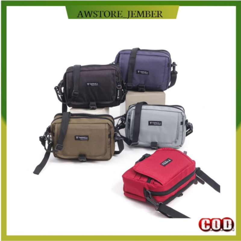 AWSTORE JEMBER Tas Salempang Pria Tapax Best Seller
