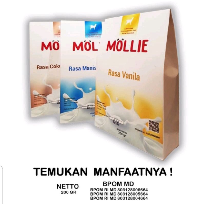 Mollie Susu Kambing 200gr