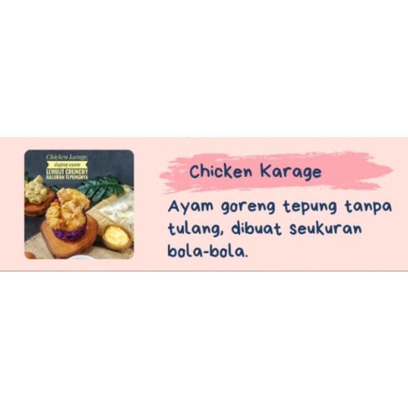 

chiken karage isi 10