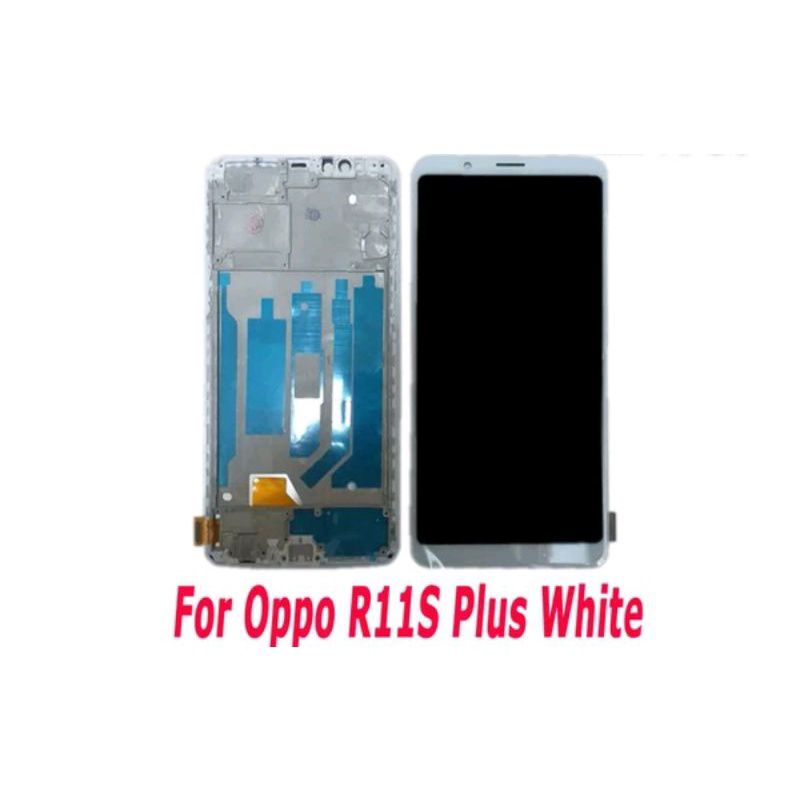 Lcd Touchscreen Plus Frame Oppo R11S+ Plus/Lcd TS Fullset Original