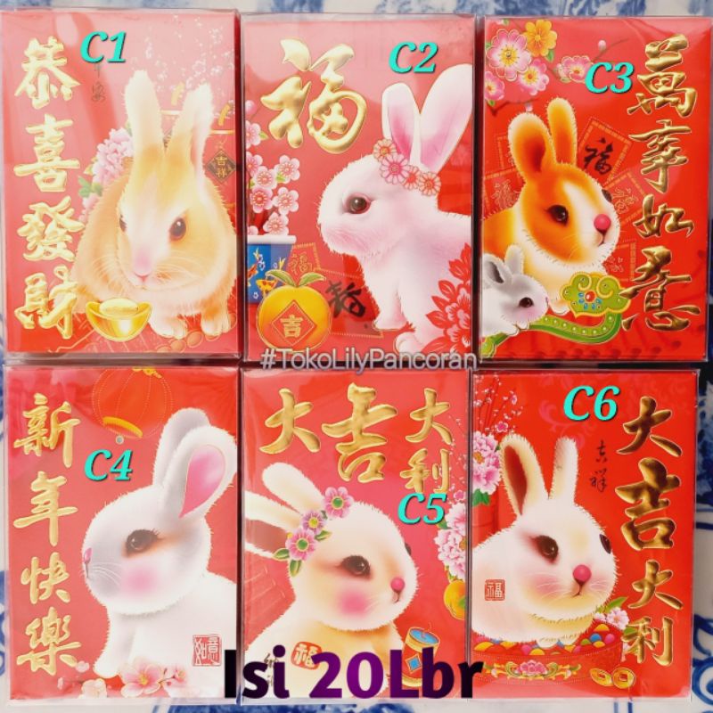 Angpau Imlek 2023 / Amplop Imlek Box 2023 Warna Warni