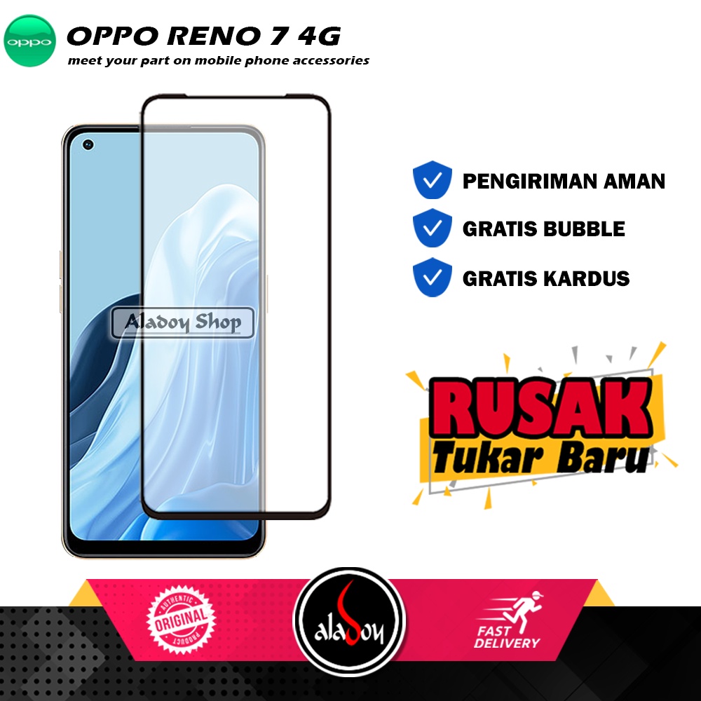 Tempered Glass Oppo Reno 7 4G Anti Gores Layar Screen Protector