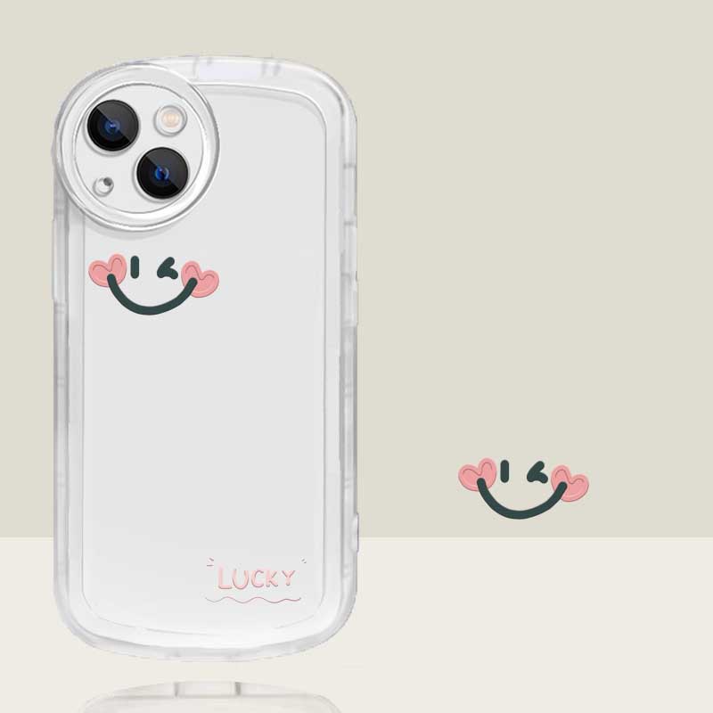 Casing TPU OPPO A57 2022 A15 A16 A16K A54 A53 A12 A5S A7 A3S A31 A52 A83 A92 A37 F9 A1K F1S Motif Smiley