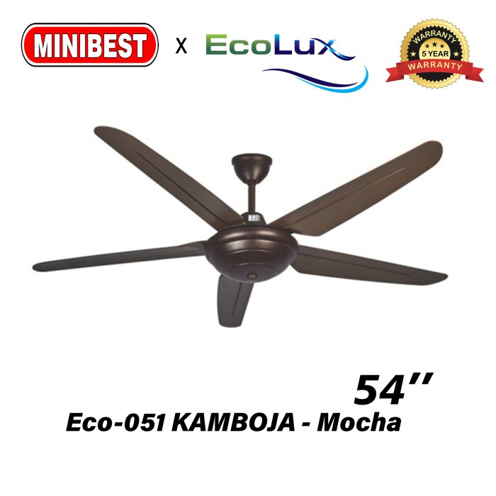 MB Kipas Angin Gantung / kipas angin Ecolux tipe Eco-051 KAMBOJA