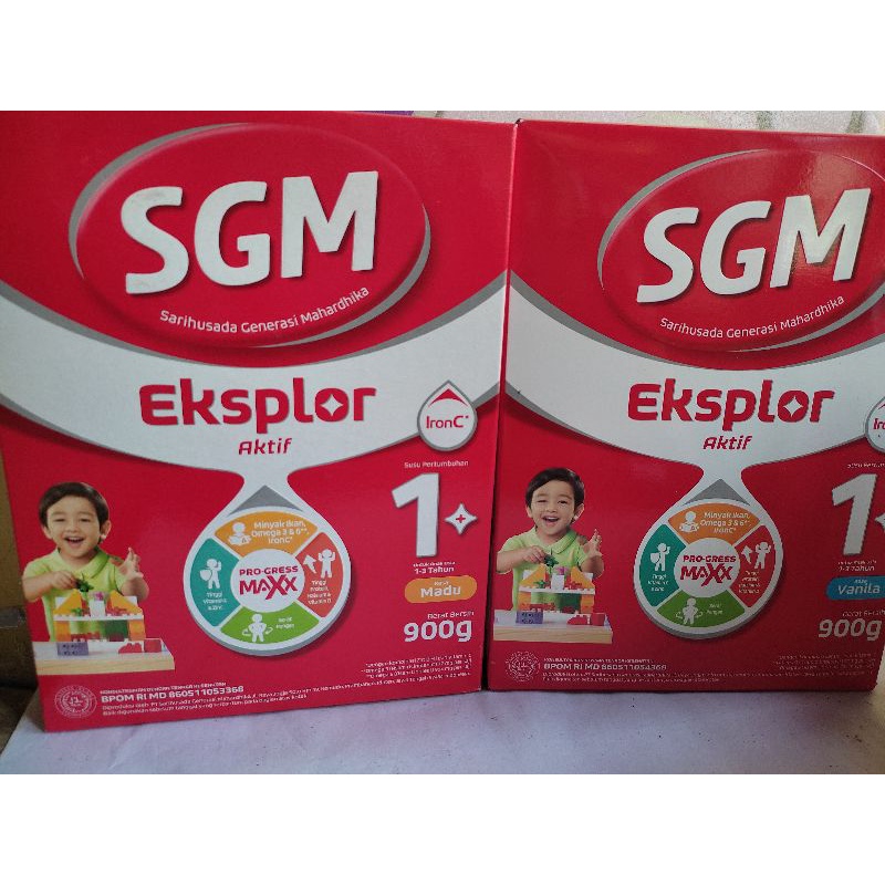 

SGM eksplor 1 plus madu & vanila 900 gram