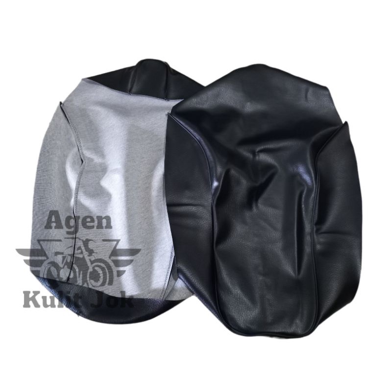 Cover jok/Kulit jok/Sarung jok motor SUPRA X 100/kulit jok motor supra X lama tersedia 2 varian bahan