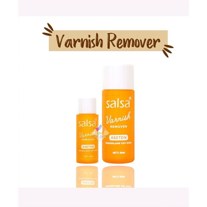 ❤ RATU ❤ Salsa Varnish Remover | Aseton Penghapus Cat Kuku BPOM